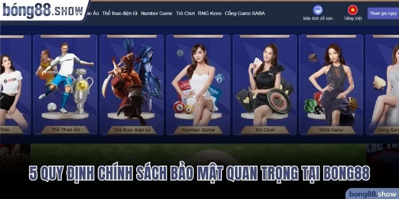 chính sách bảo mật