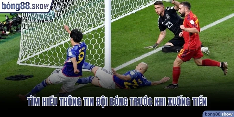 Tìm hiểu thông tin đội bóng trước khi xuống tiền